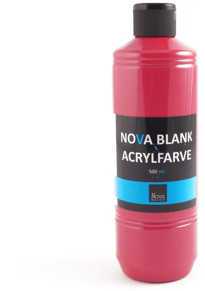 Nova acrylic paint gloss 500 ml. Primary red