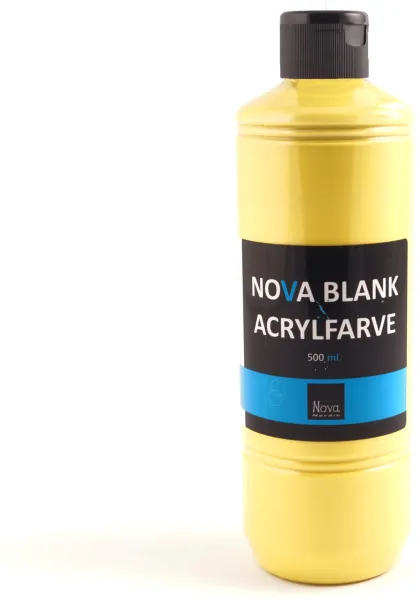 Nova acrylic paint gloss 500 ml. Primary Yellow