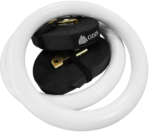 Odin Crossfit ABS Gymnastics Rings Plastic - White