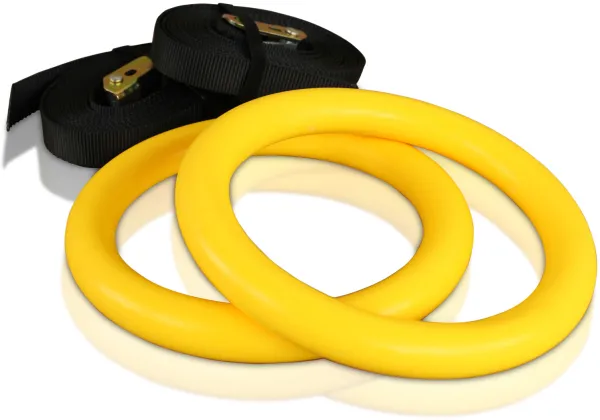 Odin Crossfit ABS Gymnastic Rings Plastic - Yellow