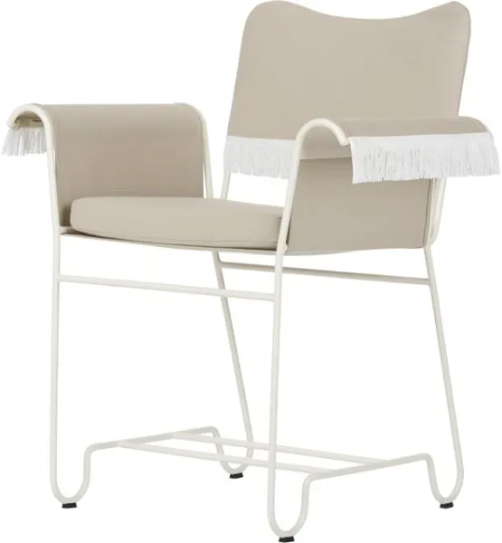 Gubi Tropique Dining Chair With Fringes White/Leslie 12