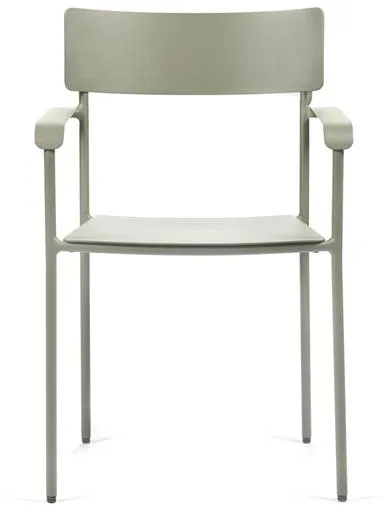 Serax August Garden Chair With Armrest S Eucalyptus Green