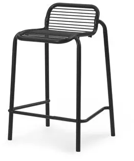 Normann Copenhagen Vig Bar Stool H65 cm Black