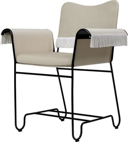 Gubi Tropique Dining Chair With Fringes Black/Leslie 12