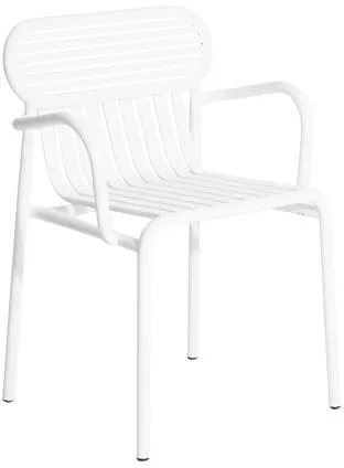 Petite Friture WEEK-END Dining Chair with Armrests White
