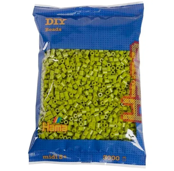 HAMA Midi Beads 3000 pcs Lime
