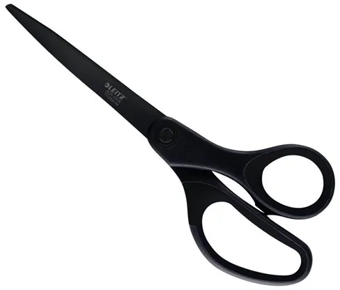 Leitz Titanium Scissors non stick 205 mm, black