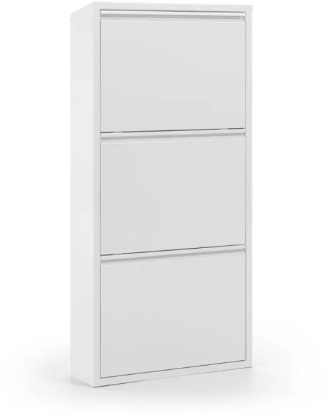 Ode, Shoe rack, white, H103x50x15 cm